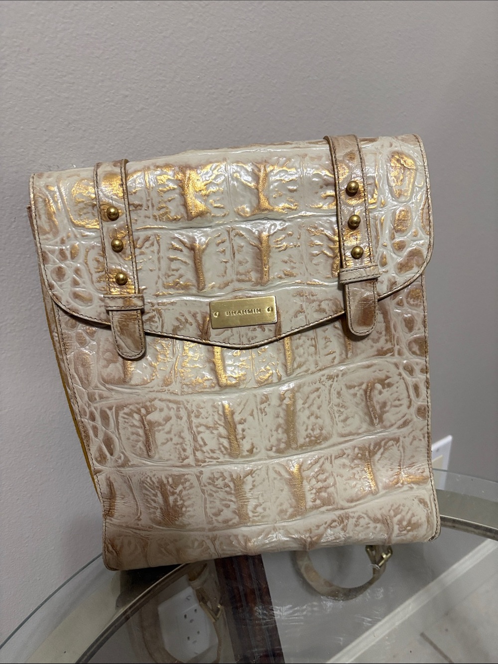 Brahmin Backpack 11 x. 9.5 x 3 - Picture 15 of 16